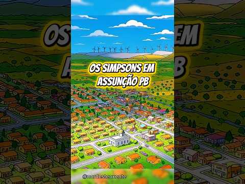 OS SIMPSONS EM ASSUNÇÃO PB #animação #nordeste #assunção #ossimpsons