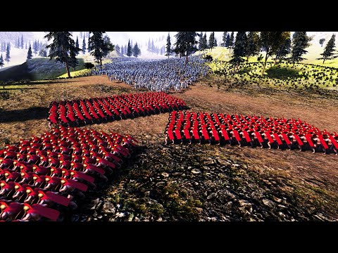 500 SPARTANS, 500 ARCHERS Vs 12,000 HEAVY KNIGHTS ULTIMATE EPIC BATTLE SIMULATOR UEBS