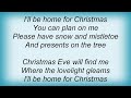 Etta Jones - I'll Be Home For Christmas Lyrics