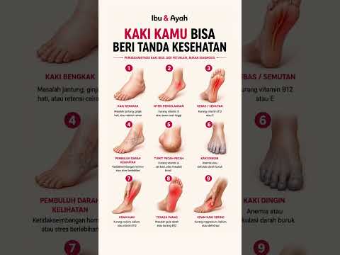 Kaki Kamu Ternyata Bisa Beri Tanda Kesehatan #ibudanayah