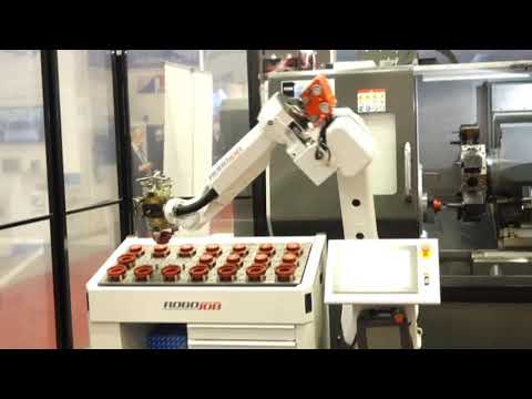 VID-8 OPS Series CNC Lathe Automation Haas DS-30Y | Turn-Assist Essential Machine-tending Robot