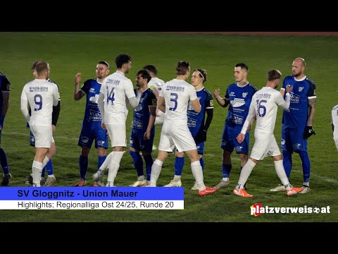 Highlights Gloggnitz - Union Mauer, Regionalliga Ost 24/25