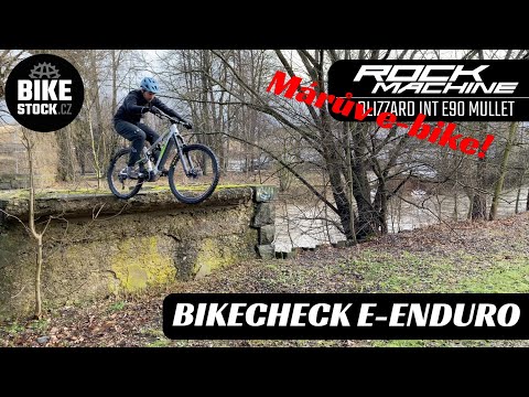 Bikecheck e-Enduro | Rock Machine Blizzard INT e90 Mullet - - - BIKESTOCK.cz