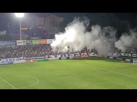 Operário 1x0 Cascavel | Entrada em campo com a tradicional fumaça branca na TTF! - Paranaense 2023