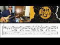 Tom Misch - Disco Yes (feat. Poppy Ajudha) bass transcription + tab