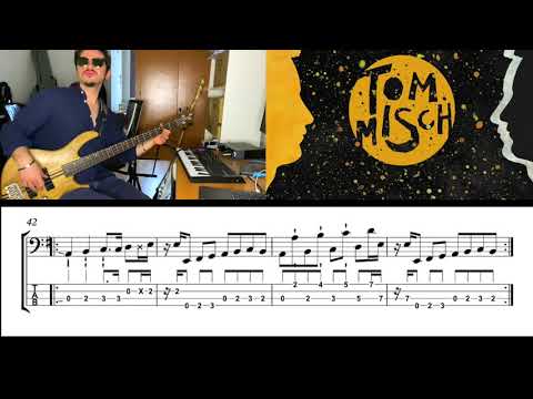 Tom Misch - Disco Yes (feat. Poppy Ajudha) bass transcription + tab