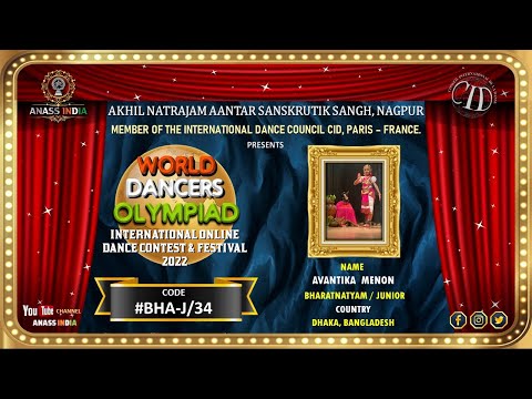 AVANTIKA MENON (BANGLADESH) CODE #BHA-J/34, ANASS INDIA.