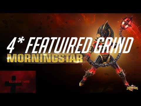 Marvel Conest of Champions - HollywoodShono grinding for Units and Morningstar