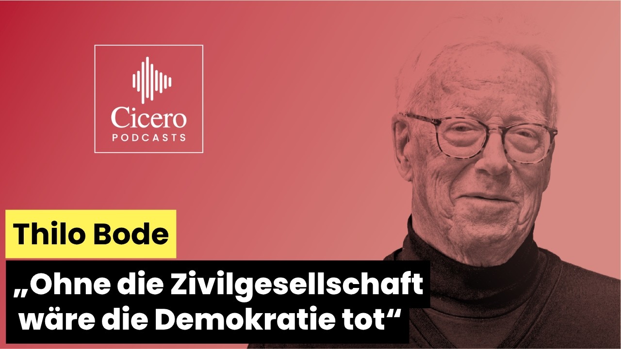 „Ohne die Zivilgesellschaft wäre die Demokratie tot“ - Ex-Greenpeace-Chef Thilo Bode