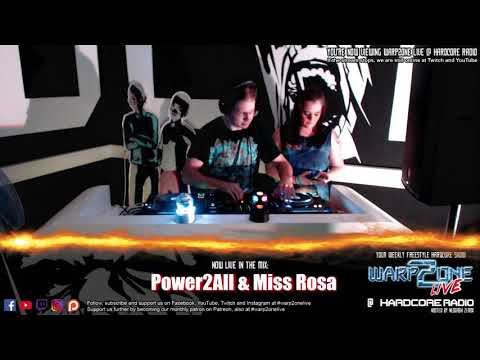 WARP2ONE Live at Hardcore Radio: Power2All & Miss Rosa