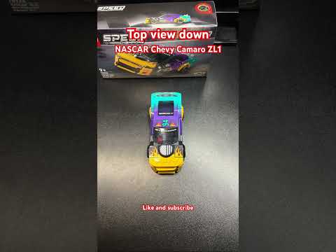 Top view down NASCAR Chevy Camaro ZL1