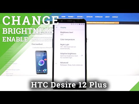 How to Activate Auto Brightness on HTC Desire 12 Plus – Turn On Auto Brightness