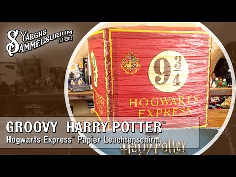 ⚡ GROOVY Harry Potter - Hogwarts Express Papier Leuchtenschirm - Unboxing Review deutsch