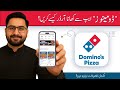 How To Order Pizza On Dominos Pakistan Dominos Pizza Kaise Order Karein