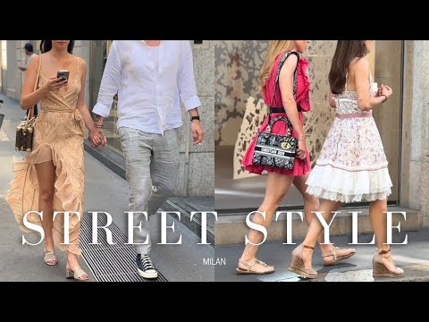 Wearable street fashion trends for summer 2023 as seen on the streets of Milan