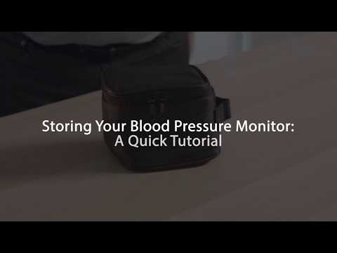 Protective Case for Storing an OMRON Blood Pressure Monitor