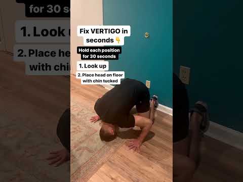 FIX VERTIGO In SECONDS with this simple exercise at home