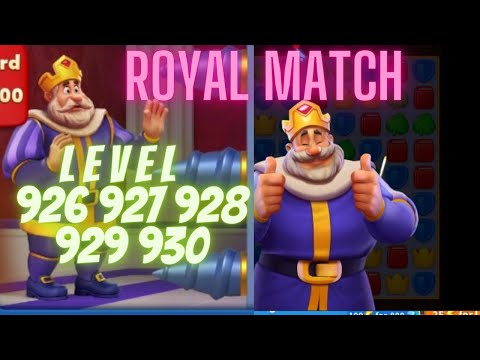 Royal Match Level 926 927 928 929 930