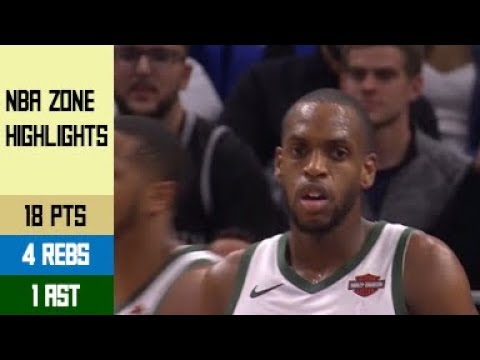 Khris Middleton Highlights vs Pistons FRG4 - 18 Pts, 4 Rebs (23.04.19)
