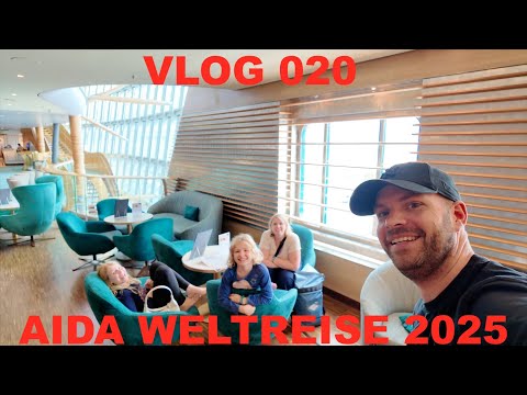Aida World Cruise 2025 - VLOG 020 - Our sea days and what about compulsory schooling