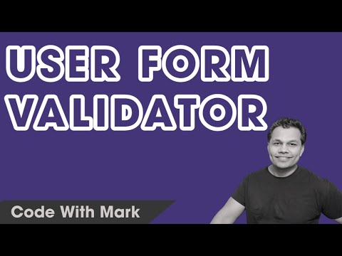 Best Javascriptjquery User Form Validator Code With Mark