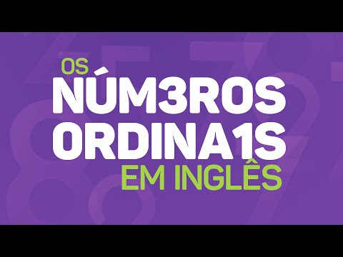 ORDINAL NUMBERS in ENGLISH