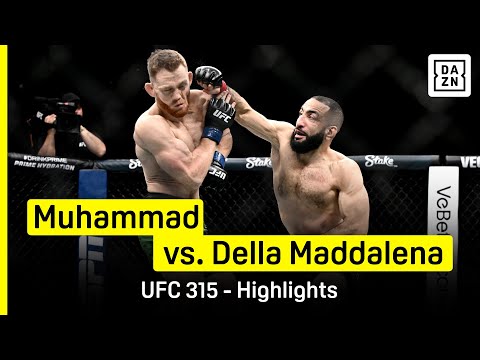 Belal Muhammad vs Jack Della Maddalena  | UFC 315 | DAZN Highlights