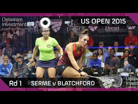 Squash: Delaware Investments US Open 2015 - Rd 1 Highlights - Serme v Blatchford