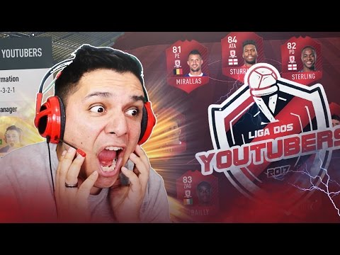 O MEU TIME NA LIGA DOS YOUTUBERS 2017!!! AGORA VAI?!?! #VAMOFRED