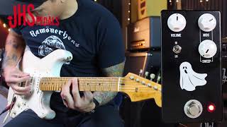 Video thumbnail for JHS Haunting Mids - Sweepable Mids boost/cut pedal - demo by RJ Ronquillo by R.J. Ronquillo
