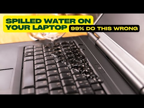 Spilled Water on Your Laptop? 99% Do This WRONG! | How to Fix Laptop Spilled Water
