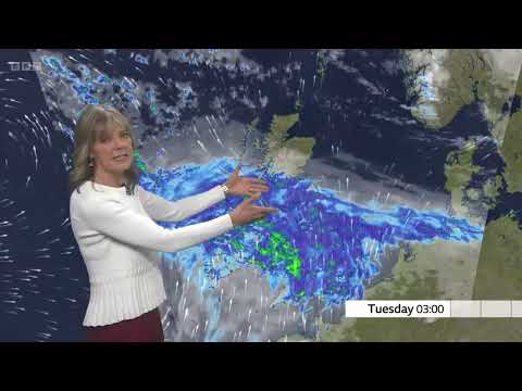 Louise Lear UK weather forecast BBC December 8th 2025