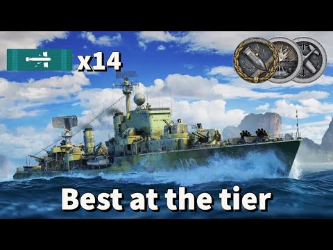 Destroyer positioning and tactics as taught by the Östergötland #wowslegends