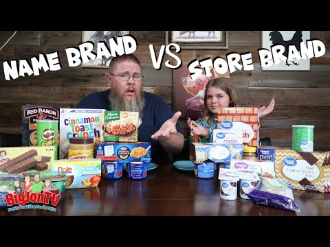 Name Brand VS Store Brand || Taste Test Tuesday