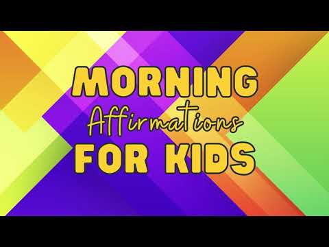 20 Positive Affirmations For Kids Self Esteem - Watch Once Per Day  #positiveaffirmations #Kids
