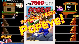 Popeye! (Atari 7800 Homebrew)
