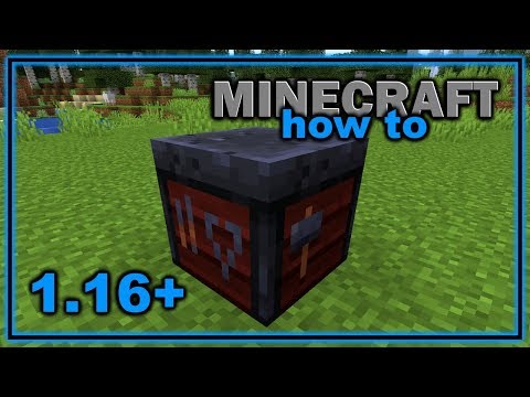 How to Craft and Use a Smithing Table in Minecraft (1.16-1.19) | Easy Minecraft Tutorial