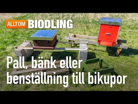 Pall, bänk eller benställning till bikupor - Biredskap - Biodling