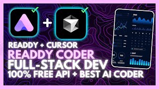 Readdy + Cursor: Develop HIGH QUALITY Full-stack Apps For FREE Without Writing Code!