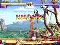 Street Fighter III Elena Intro Win Pose