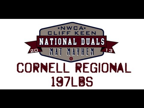 197 lbs.- 2013 NWCA Cliff Keen National Duals Regional Final - Nebraska (NEB) vs. Cornell (CORN)