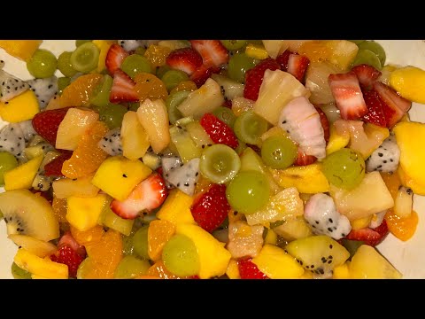 🌈 Tropical Rainbow Fruit Salad Recipe | Easy, Fresh & Delicious! 🥭🍓🍍
