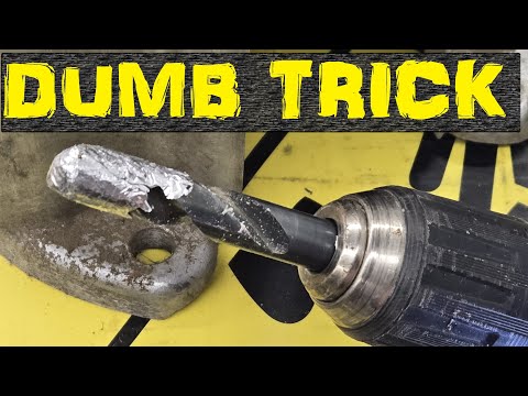 Tin foil drill trick