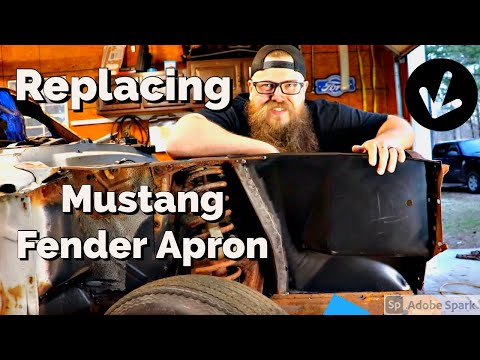 67 Mustang Fender Apron Replacement!
