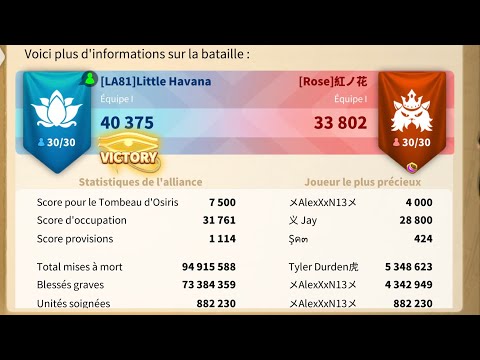 Rise of kingdoms ARK of Osiris 1981 team B vs K 2538 team A pvp