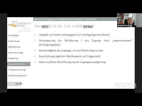 Kartellrecht 08 - Missbrauchsverbot (30.6.2021)
