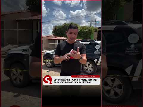 Jovem natural de Cariré é vítima de homic1dio por dispar0s em Groaíras #ceará, na zona rural. #news