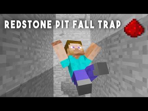 Insane Redstone Pit Fall Trap Tutorial!