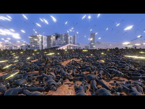 5,000 Elven Huntress vs 15,000  Combine Soldier | Ultimate Epic Battle Simulator #UEBS