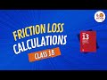 class 18 friction loss calculation hazen williams formula hydraulic calculations